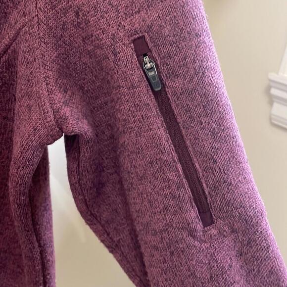 L.l.bean sweater fleece full-Zip jacket - red- medium - Picture 11 of 12